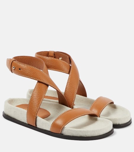 サンダル・ミュール TOTEME Women Sandals 242WAS2047LE0031 105 BROWN P00876095.jpg
