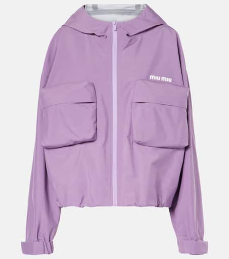 MiuMiu＊Checked canvas jacket キャンバス ブルゾン＊送料込 三越伊勢丹 | MIU MIU/ミュウミュウ通販 | ジャカード