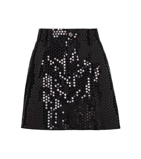 ミニスカート JUNYA WATANABE Women Mini Skirts 25PJOS010051 1 Black JUNYA WATANABE | BELTED PLEATED MINI SKIRT