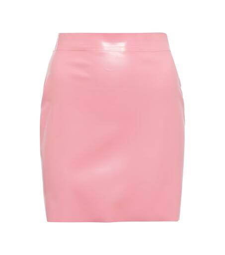 【関税＆送料込み】Versace Pink Ribbed Blend Skirt Pink Versace Skirts for Women | Lyst