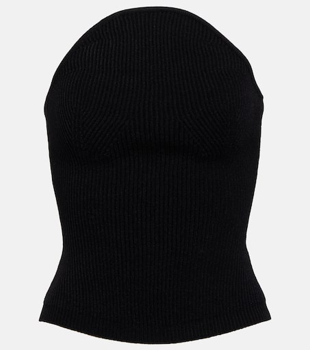 MIX PATTERN KNIT BUSTIER