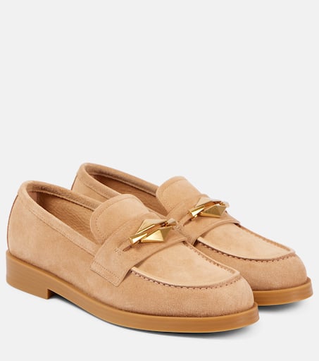 JIMMY CHOO 関税込み Deanna suede loafers Deanna suede loafers in brown - Jimmy Choo | Mytheresa