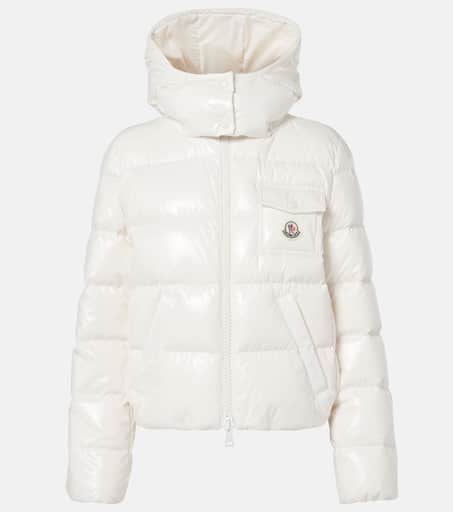 アウターその他 MONCLER Women Outer 1A00020598BX 060 WHITE Short Down Puffer Jackets & Down Parkas for Women | Moncler US