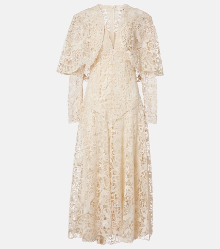 zimmermann lyrical flare sleeve midi dress Lyrical Gather Sleeve Midi Dress main image 1