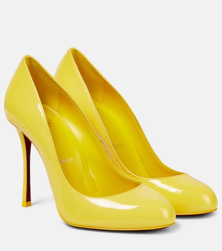 Dolly patent leather pumps in yellow - Christian Louboutin