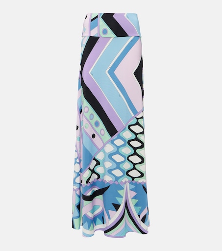 Jupe Midi Zip élastique Jupe Femme Allegra K - Coupe A-Line En Viscose Géométrique Jaune - Taille L - Neuf Avec étiquettes Jupe A Line Taille L