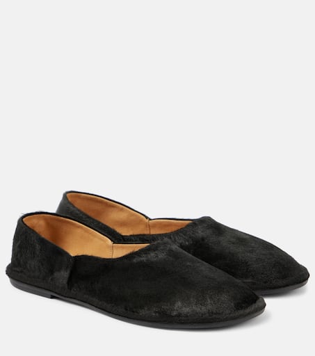 【PORTERNA】Rowoon Day Flat Shoes Suede Fairy Shoe — Classic Brown – La Garçonne