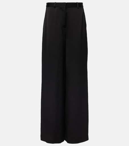 パンツ ALAIA BLACK VIRGIN WOOL TROUSERS Alaïa Alaia Black Virgin Wool Trousers Women | ModeSens