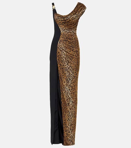 スカート VERSACE 'Medusa' animal dress Leopard Medusa '95 Draped Gown Animalier | VERSACE US