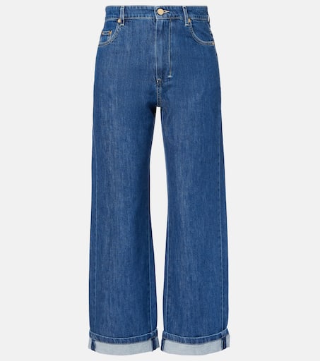送料関税込【'S Max Mara】Paul high-rise wide-leg jeans S Max Mara Hose Jeans | Blue | FARFETCH