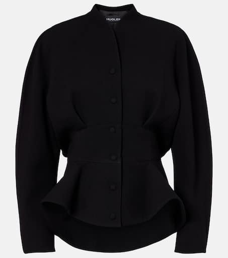 re/edit virgin wool jacket in black - Mugler | Mytheresa