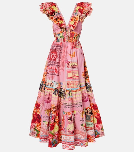 Robe Moulante Camilla En Tricot Stretch Imprimé Géométrique Noir Et Blanc - Taille S, Occasion Très Bon état