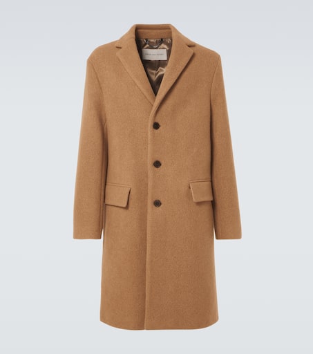 【DRIES VAN NOTEN】wool blend gabardine coat Dries Van Noten Wool-blend gabardine trench coat Dries Van Noten