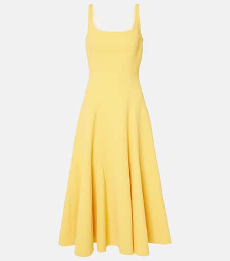 EMILIA WICKSTEAD ワンピース Elham cape crepe midi 803543 EMILIA WICKSTEAD ワンピース Elham cape crepe midi 803543