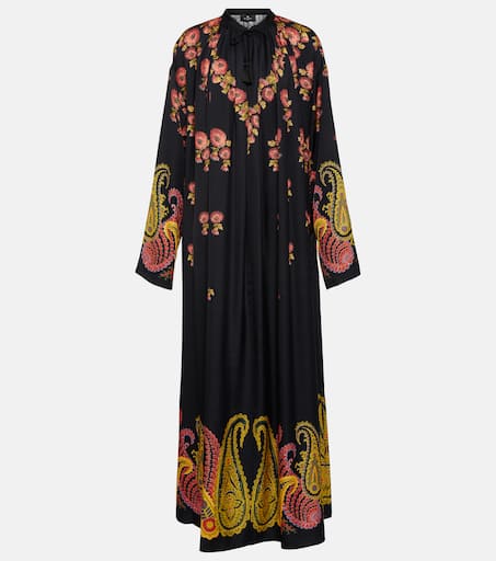Paisley kaftan in black - Etro | Mytheresa