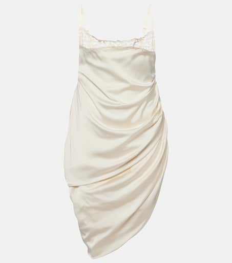 【送料&関税込】Jacquemus Ruched Slip Flared Dress Jacquemus Ruched Slip Flared Dress | italist