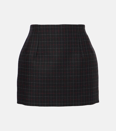 ミニスカート GIVENCHY CHARCOAL WOOL MINI SKIRT Givenchy Cat Mini Asymmetric Skirt - Bergdorf Goodman