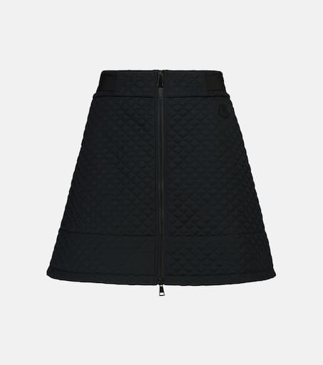 ★MONCLER × Willow Smith★ブラック コットン ミニスカート ☆MONCLER × Willow Smith☆ブラック コットン ミニスカート