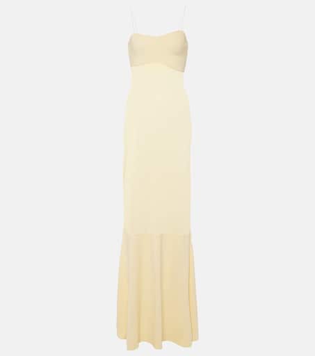 Jacquemus La Robe Fino メッシュロングドレス La Robe Fino gown in black - Jacquemus | Mytheresa