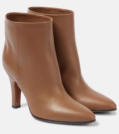 ショートブーツ・ブーティ The Row Prudens 90 leather ankle boots P00949269.jpg