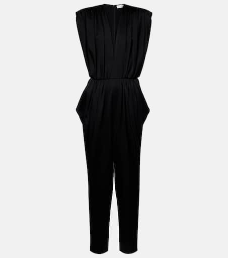 【関税&送料込】Stella Mccartney Sangallo Bustier Jumpsuit Jumpsuit in pizzo sangallo in Nero - Stella Mc Cartney