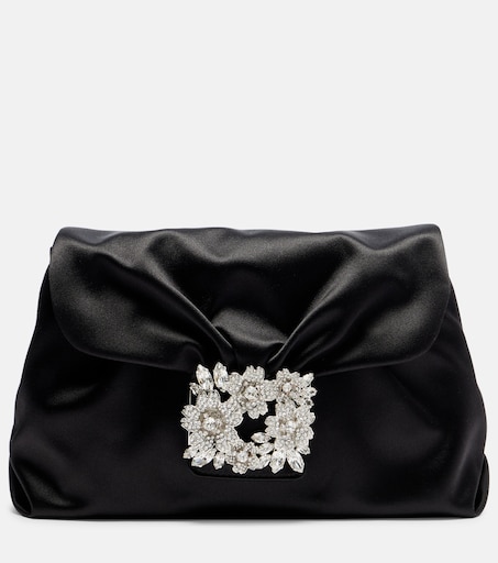 Efflorescence Mini Satin Clutch
