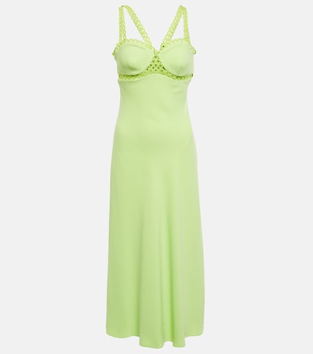 Sevilla cady midi dress in green - Simkhai | Mytheresa