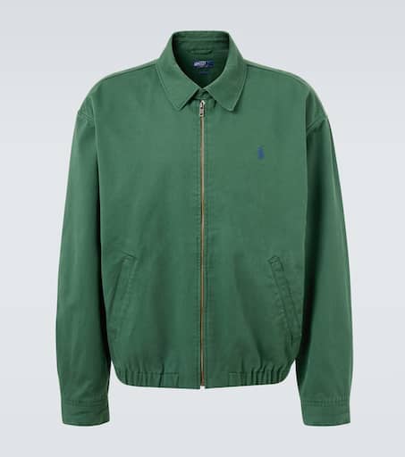 Polo by Ralph Lauren グリーンジャケット Cotton bomber jacket in green - Polo Ralph Lauren | Mytheresa