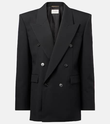 ジャケット Saint Laurent FW24 Black satin blazer (798010Y013G 1000) P01064792.jpg