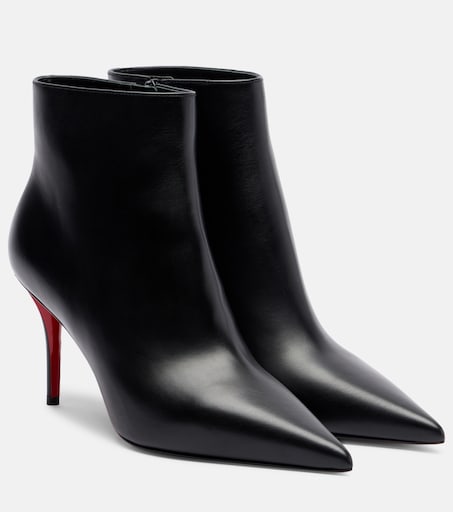Louboutin bottines Miss Z 80 en cuir