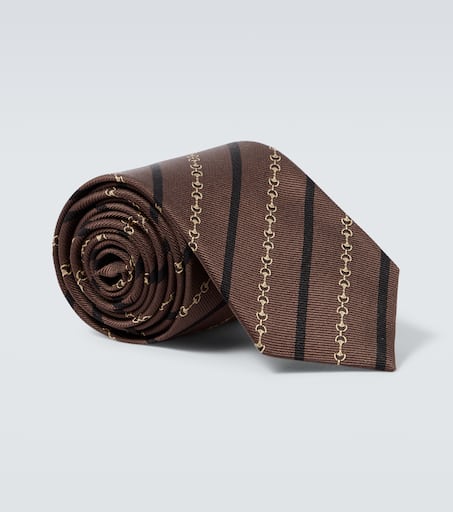 みかん GUCCI jacquard tie horsebit P01124262.jpg