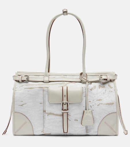 Prada Bonnie Large shoulder bag in white - Prada | Mytheresa