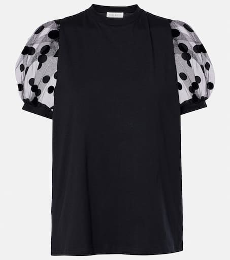 Nina Ricci Purple Cotton T-Shirt Nina Ricci