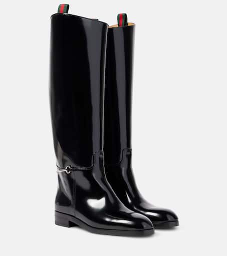 24AW new/GUCCI ホースビットスエードニーハイブーツ Boots 24AW new/GUCCI ホースビットニーハイブーツ Boots Black 24AW