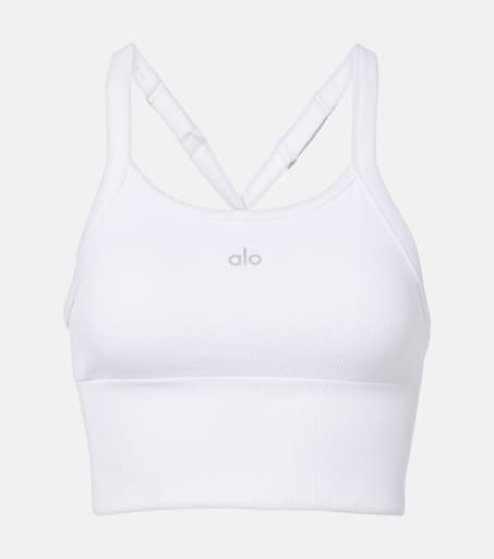 新品Alo Yoga  Bra Top XS ブラック　ホワイト2枚セット P00997399.jpg