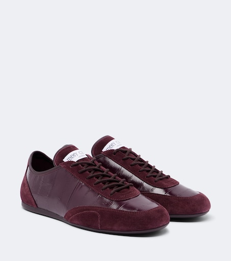 Sunny leather and suede sneakers