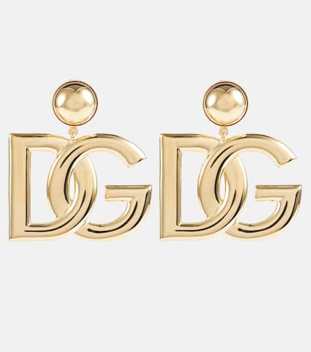 【送料&関税込】Dolce & Gabbana Dg Earrings DG clip-on earrings in gold - Dolce Gabbana | Mytheresa