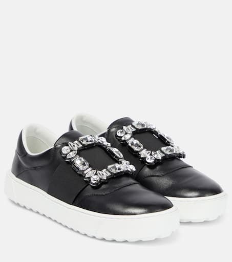 Roger Vivier Very Vivier embellished スエードスニーカー roger-vivier-grey-Very-Vivier-