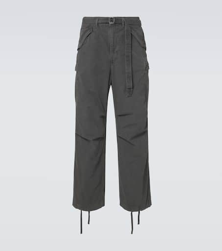 Cotton cargo pants in black - Sacai | Mytheresa