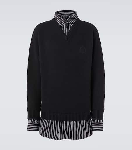 パーカー・フーディ BALENCIAGA Men Sweater 803264TSVP1 8016DIRTY WHITE SPORT BLU 2_b2f0208d-5744-4b0f-8d1a-
