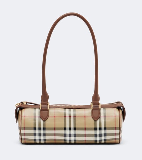 Burberry Check Small shoulder bag in brown - Burberry | Mytheresa