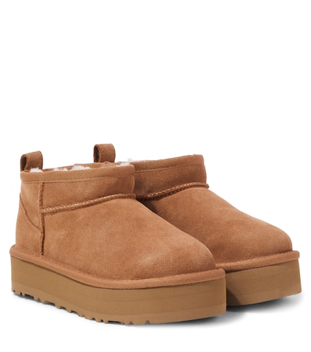 【送料&関税込】UGG ultra Mini Brown Boots In Suede Woman UGG® Cityfunc Ultra Mini for Women | UGG®