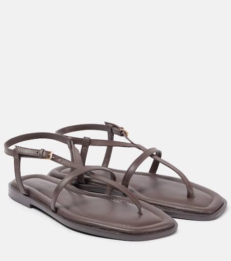 シューズ・サンダルその他 A.EMERY The Remly Sandals cherry-coloured in leather A.emery The Remly Sandals Cherry-coloured In Leather | ModeSens