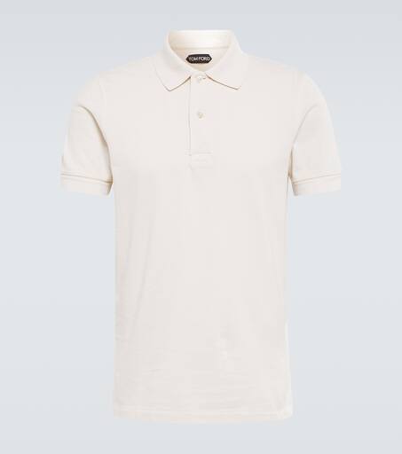 Tシャツ・カットソー TOM FORD Ivory cotton blend polo shirt TOM FORD Regular-Fit Cotton Polo | Polos | Harry Rosen