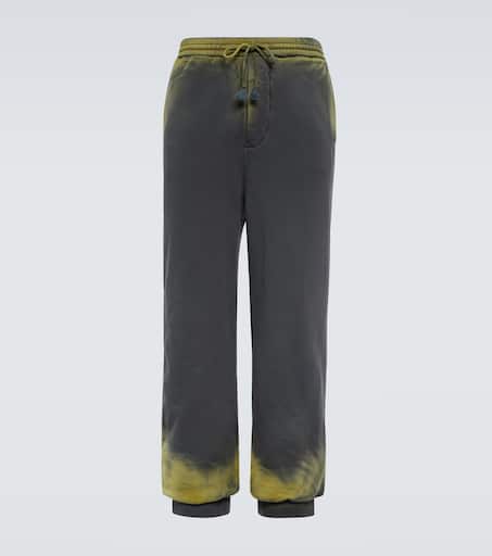 LOEWE Anagram cotton jersey sweatpants ロゴ スウェットパンツ Anagram cotton jersey sweatpants in grey - Loewe | Mytheresa