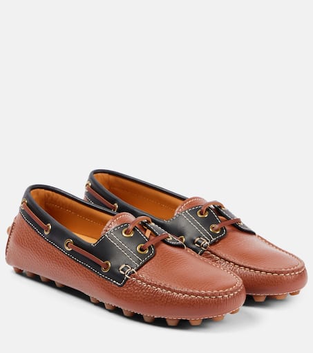 【TOD'S】Boat Gommino Bubble in Leather Man BROWN Boat Gommino Bubble in Leather