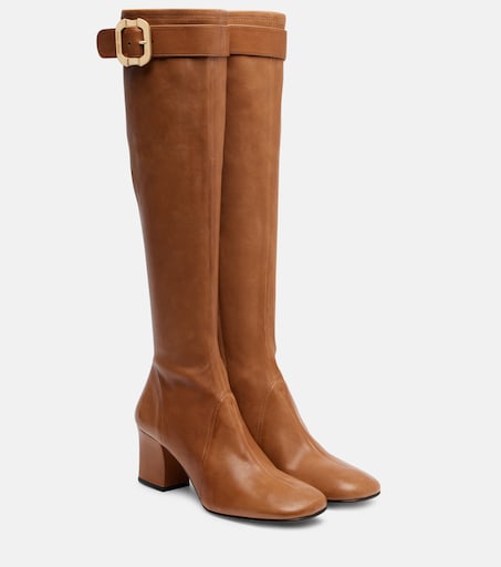 靴 Archive miu miu pointed toe boots brown Vintage Miu Miu Boot - Etsy