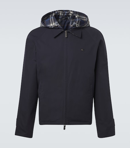 Burberry Check cotton blouson jacket