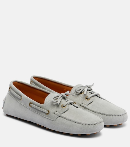 Suede driving shoes