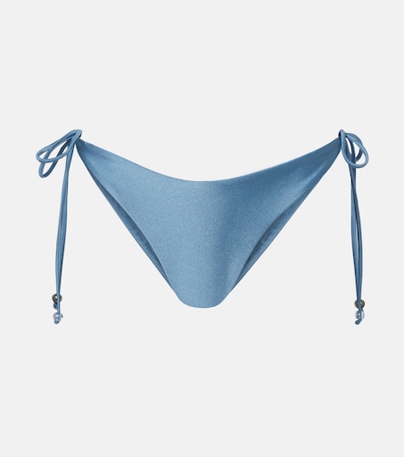 Jade Swim Bikini Hoschen Kaia Blau — Dua Lipa honeymoon beach edit